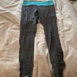 Full length, womens lulu lemon leggings with reflective bottom